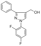 (1-(2,4-DIFLUOROPHENYL)-3-PHENYL-1H-PYRAZOL-4-YL)METHANOL CAS#: 618383-21-4