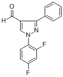 1-(2,4-DIFLUOROPHENYL)-3-PHENYL-1H-PYRAZOLE-4-CARBALDEHYDE CAS#: 618098-74-1