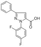 1-(2,4-DIFLUOROPHENYL)-3-PHENYL-1H-PYRAZOLE-5-CARBOXYLIC ACID CAS#: 618101-96-5