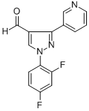 1-(2,4-DIFLUOROPHENYL)-3-(PYRIDIN-3-YL)-1H-PYRAZOLE-4-CARBALDEHYDE CAS#: 618101-84-1