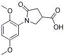 1-(2,5-DIMETHOXYPHENYL)-5-OXOPYRROLIDINE-3-CARBOXYLIC ACID CAS#: 63674-60-2