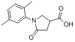1-(2,5-DIMETHYLPHENYL)-5-OXOPYRROLIDINE-3-CARBOXYLIC ACID CAS#: 63674-68-0