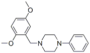 1-(2,5-Dimethoxybenzyl)-4-phenylpiperazine CAS#: 63978-38-1