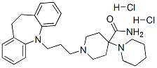 1'-[3-(10,11-dihydro-5H-dibenz(b,f)azepin-5-yl)propyl][1,4'-bipiperidine]-4'-carboxamide dihydrochloride CAS#: 7075-08-3