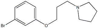 1-(3-(3-broMophenoxy)propyl)pyrrolidine CAS#: 690650-23-8