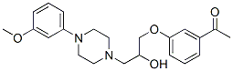 1-(3-Acetylphenoxy)-3-[4-(3-methoxyphenyl)-1-piperazinyl]-2-propanol CAS#: 63716-00-7