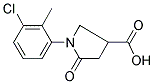 1-(3-CHLORO-2-METHYLPHENYL)-5-OXOPYRROLIDINE-3-CARBOXYLIC ACID CAS#: 63674-94-2