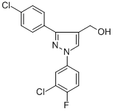 (1-(3-CHLORO-4-FLUOROPHENYL)-3-(4-CHLOROPHENYL)-1H-PYRAZOL-4-YL)METHANOL CAS#: 618383-28-1
