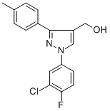 (1-(3-CHLORO-4-FLUOROPHENYL)-3-P-TOLYL-1H-PYRAZOL-4-YL)METHANOL CAS#: 618383-27-0