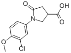 1-(3-CHLORO-4-METHOXYPHENYL)-5-OXO-3-PYRROLIDINECARBOXYLIC ACID CAS#: 63674-98-6