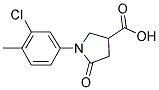 1-(3-CHLORO-4-METHYLPHENYL)-5-OXOPYRROLIDINE-3-CARBOXYLIC ACID CAS#: 63674-66-8
