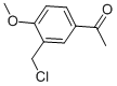 1-[3-(CHLOROMETHYL)-4-METHOXYPHENYL]ETHAN-1-ONE CAS#: 62581-82-2