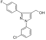 (1-(3-CHLOROPHENYL)-3-(4-FLUOROPHENYL)-1H-PYRAZOL-4-YL)METHANOL CAS#: 618444-40-9