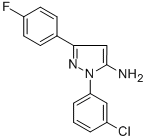 1-(3-CHLOROPHENYL)-3-(4-FLUOROPHENYL)-1H-PYRAZOL-5-AMINE CAS#: 618098-30-9