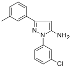 1-(3-CHLOROPHENYL)-3-M-TOLYL-1H-PYRAZOL-5-AMINE CAS#: 618098-32-1