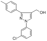 (1-(3-CHLOROPHENYL)-3-P-TOLYL-1H-PYRAZOL-4-YL)METHANOL CAS#: 618441-67-1