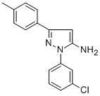1-(3-CHLOROPHENYL)-3-P-TOLYL-1H-PYRAZOL-5-AMINE CAS#: 618098-27-4