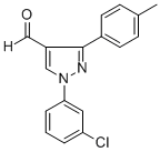 1-(3-CHLOROPHENYL)-3-P-TOLYL-1H-PYRAZOLE-4-CARBALDEHYDE CAS#: 618098-63-8