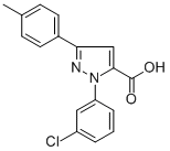 1-(3-CHLOROPHENYL)-3-P-TOLYL-1H-PYRAZOLE-5-CARBOXYLIC ACID CAS#: 618102-21-9