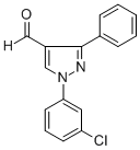 1-(3-CHLOROPHENYL)-3-PHENYL-1H-PYRAZOLE-4-CARBALDEHYDE CAS#: 618098-62-7