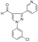 1-(3-CHLOROPHENYL)-3-(PYRIDIN-3-YL)-1H-PYRAZOLE-4-CARBALDEHYDE CAS#: 618101-73-8