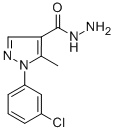 1-(3-CHLOROPHENYL)-5-METHYL-1H-PYRAZOLE-4-CARBOHYDRAZIDE CAS#: 618092-52-7