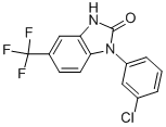1-(3-CHLOROPHENYL)-5-TRIFLUOROMETHYL-3-HYDROBENZIMIDAZOL-2-ONE CAS#: 625458-06-2