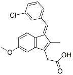 1-(3-Chlorobenzylidene)-5-methoxy-2-methyl-1H-indene-3-acetic acid CAS#: 70172-34-8