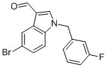 1-(3-FLUOROBENZYL)-5-BROMO-1H-INDOLE-3-CARBALDEHYDE CAS#: 528887-87-8