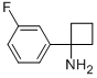 1-(3-FLUOROPHENYL)CYCLOBUTANAMINE CAS#: 179411-86-0