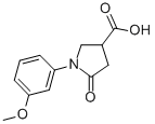 1-(3-METHOXY-PHENYL)-5-OXO-PYRROLIDINE-3-CARBOXYLIC ACID CAS#: 63674-47-5