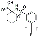1-(([3-(TRIFLUOROMETHYL)PHENYL]SULFONYL)AMINO)CYCLOHEXANECARBOXYLIC ACID CAS#: 690645-95-5