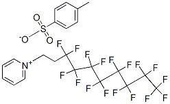 1-(3,3,4,4,5,5,6,6,7,7,8,8,9,9,10,10,10-heptadecafluorodecyl)pyridinium toluene-p-sulphonate CAS#: 61798-68-3