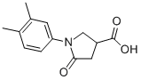 1-(3,4-DIMETHYLPHENYL)-2-OXOPYRROLIDINE-4-CARBOXYLIC ACID CAS#: 63674-65-7