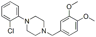 1-(3,4-Dimethoxybenzyl)-4-(2-chlorophenyl)piperazine CAS#: 63978-29-0