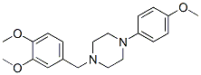 1-(3,4-Dimethoxybenzyl)-4-(4-methoxyphenyl)piperazine CAS#: 63978-35-8