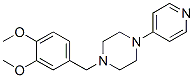 1-(3,4-Dimethoxybenzyl)-4-(4-pyridinyl)piperazine CAS#: 63978-41-6