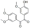 1-(3,4-dimethoxyphenyl)-2-(4-hydroxy-3-methoxy-phenyl)ethane-1,2-dione CAS#: 7356-79-8