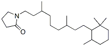 1-[3,7-Dimethyl-9-(2,2,6-trimethylcyclohexyl)nonyl]pyrrolidin-2-one CAS#: 63913-39-3