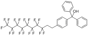 1-[4-(1H,1H,2H,2H-Perfluorodecyl)phenyl)-1,1-diphenylmethanol CAS#: 649561-66-0