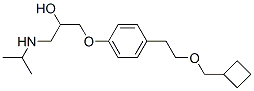 1-[4-[2-(Cyclobutylmethoxy)ethyl]phenoxy]-3-[(1-methylethyl)amino]-2-propanol CAS#: 63659-34-7