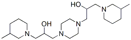 1-[4-[2-hydroxy-3-(3-methyl-1-piperidyl)propyl]piperazin-1-yl]-3-(3-me thyl-1-piperidyl)propan-2-ol CAS#: 6936-29-4