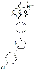 [1-[[4-[3-(p-chlorophenyl)-4,5-dihydro-1H-pyrazol-1-yl]phenyl]sulphonyl]-1-methylethyl]trimethylammonium methyl sulphate CAS#: 67936-18-9