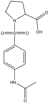 1-{[4-(ACETYLAMINO)PHENYL]SULFONYL}PYRROLIDINE-2-CARBOXYLIC ACID CAS#: 64527-22-6
