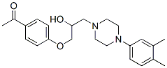 1-(4-Acetylphenoxy)-3-[4-(3,4-dimethylphenyl)-1-piperazinyl]-2-propanol CAS#: 63715-99-1
