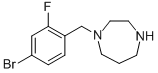 1-(4-BROMO-2-FLUOROBENZYL)-1,4-DIAZEPANE CAS#: 646455-62-1