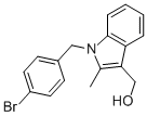 1-[(4-BROMOPHENYL)METHYL]-2-METHYL-1H-INDOLE-3-METHANOL CAS#: 678559-20-1