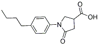 1-(4-BUTYL-PHENYL)-5-OXO-PYRROLIDINE-3-CARBOXYLIC ACID CAS#: 63674-57-7