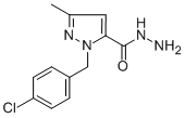 1-(4-CHLOROBENZYL)-3-METHYL-1H-PYRAZOLE-5-CARBOHYDRAZIDE CAS#: 618070-44-3
