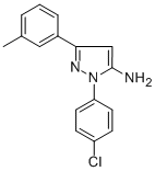 1-(4-CHLOROPHENYL)-3-M-TOLYL-1H-PYRAZOL-5-AMINE CAS#: 618092-76-5